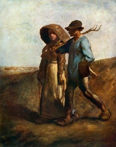 Andando al lavoro da Jean Francois Millet