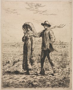 Andare al Lavoro da Jean Francois Millet