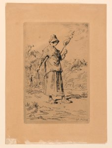 La Fileuse da Jean Francois Millet