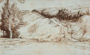 Paesaggio con Pendio Vicino a Vichy da Jean Francois Millet