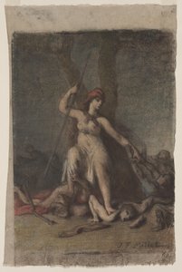Libertà, probabilmente 1848 da Jean Francois Millet