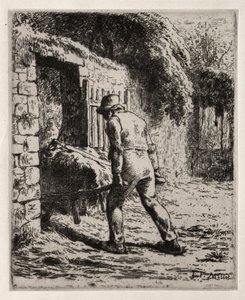 Contadino che Ritorna dal Letamaio da Jean Francois Millet