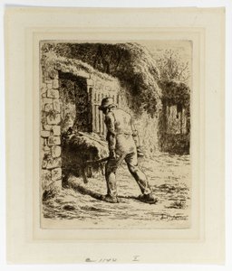 Contadino con una Carriola da Jean Francois Millet