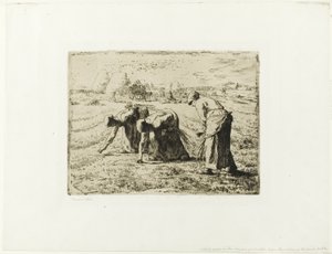Contadino con una Carriola da Jean Francois Millet