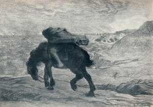 Febo e Borea da Jean Francois Millet