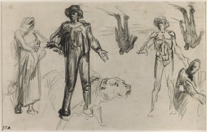 Studi per mietitori a riposo da Jean Francois Millet