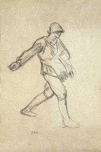Studio per "Il seminatore" da Jean Francois Millet