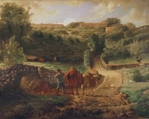 Il Cugino Amleto a Greville, c.1865-73 da Jean Francois Millet
