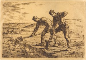 I scavatori da Jean Francois Millet