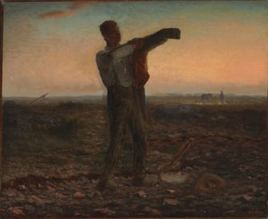 La fine della giornata, effetto della sera da Jean Francois Millet