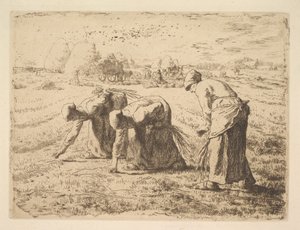 Le spigolatrici da Jean Francois Millet