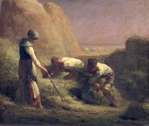 I caricatori di fieno da Jean Francois Millet
