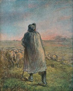 Il pastore, XIX secolo da Jean Francois Millet