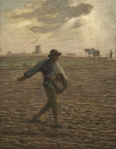 Il seminatore, c.1865 da Jean Francois Millet