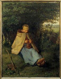 La magliaia da Jean Francois Millet