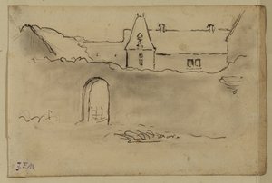 Veduta di un castello da Jean Francois Millet