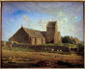 Veduta della Chiesa di Greville da Jean Francois Millet