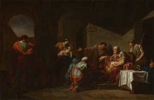 Belisario riceve ospitalità da un contadino, 1779 da Jean François Pierre Peyron