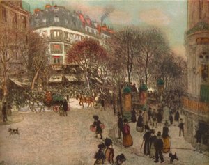Le Boulevard des Italiens, Parigi da Jean Francois Raffaelli