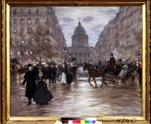 Il boulevard Saint-Michel da Jean Francois Raffaelli