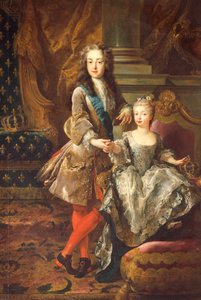 Ritratto di Luigi XV di Francia con Mariana Victoria di Spagna, Infanta di Spagna