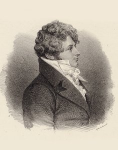 Ritratto del pianista e compositore Daniel Steibelt da Jean François Benard