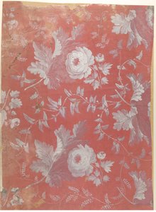 Disegno per seta a motivi, ca. 1780-1825 da Jean François Bony.