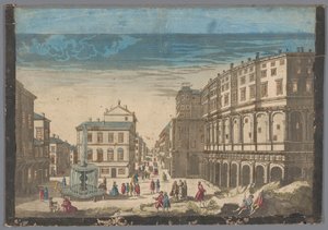 Veduta del Teatro di Marcello a Roma