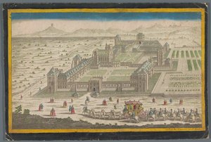 Veduta del castello di Vincennes da Jean François Daumont