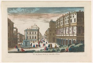 Veduta del Teatro di Marcello a Roma da Jean François Daumont