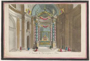 Interno della chiesa Val-de-Grâce a Parigi da Jean François Daumont