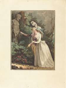 Ah! Lasciami vedere da Jean François Janinet after Nicolas Lavreince