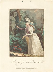 Ah! Lasciami vedere da Jean François Janinet after Nicolas Lavreince