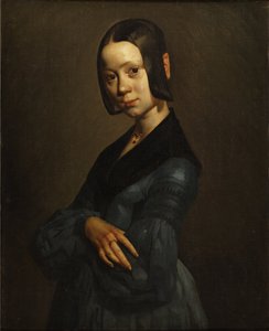Ritratto di Pauline Ono in blu da Jean Francois Millet