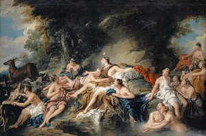 Diana e Atteone, 1734
