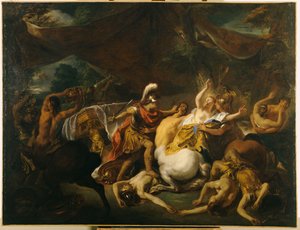 La battaglia dei Lapiti e dei Centauri da Jean François de Troy