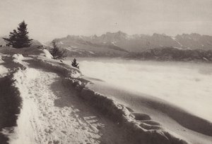 Rigi Kaltbad, giornata invernale soleggiata da Jean Gaberell
