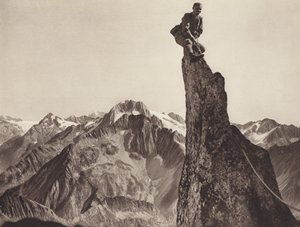 Svizzera: Gendarme sul Sonnigwichel, guardando verso l