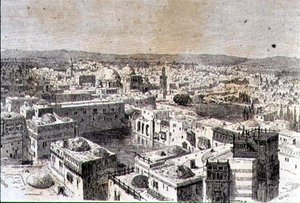 Gerusalemme negli anni 1860 da Jean Georges (after) Huyot