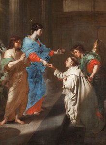 Il Fidanzamento Mistico del Beato Hermann Joseph con la Vergine Maria