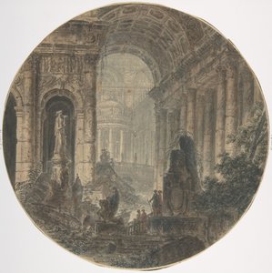 Fantasia Architettonica da Jean Henri Alexandre Pernet.