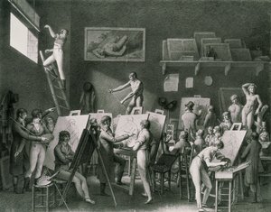 Lo studio di Jacques Louis David (1748-1825)