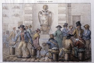 Antica strada dei mestieri a Parigi: portatore d