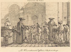 I Fratelli Conducono i Bambini, a St. Nicolas des Champs da Jean Henri Marlet