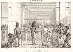 Coda del primo teatro francese da Jean Henri Marlet