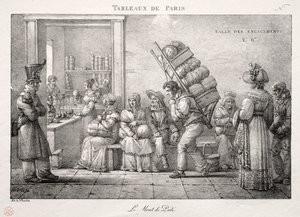 Scene di Parigi: Il Monte di Pietà da Jean Henri Marlet