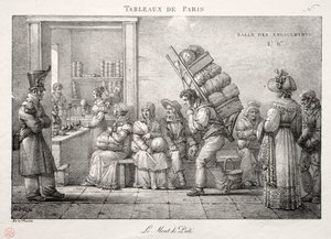 Scene di Parigi: Il Monte di Pietà da Jean Henri Marlet