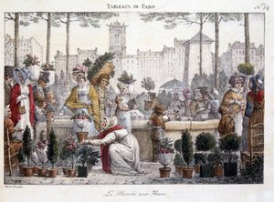Il mercato dei fiori da Jean Henri Marlet