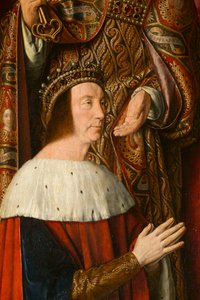 Duca Pietro II di Borbone (dettaglio) da Jean Hey