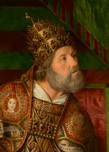 San Pietro, dettaglio. Trittico del maestro di Moulins